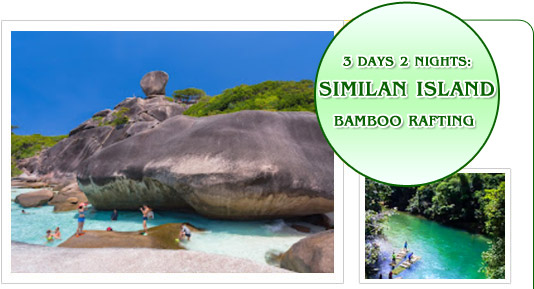 3 Days 2 Nights Similan Island + Bamboo Rafting