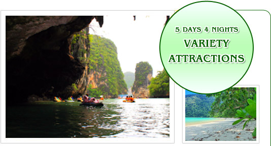 5 Days 4 Nights Variety Attractions